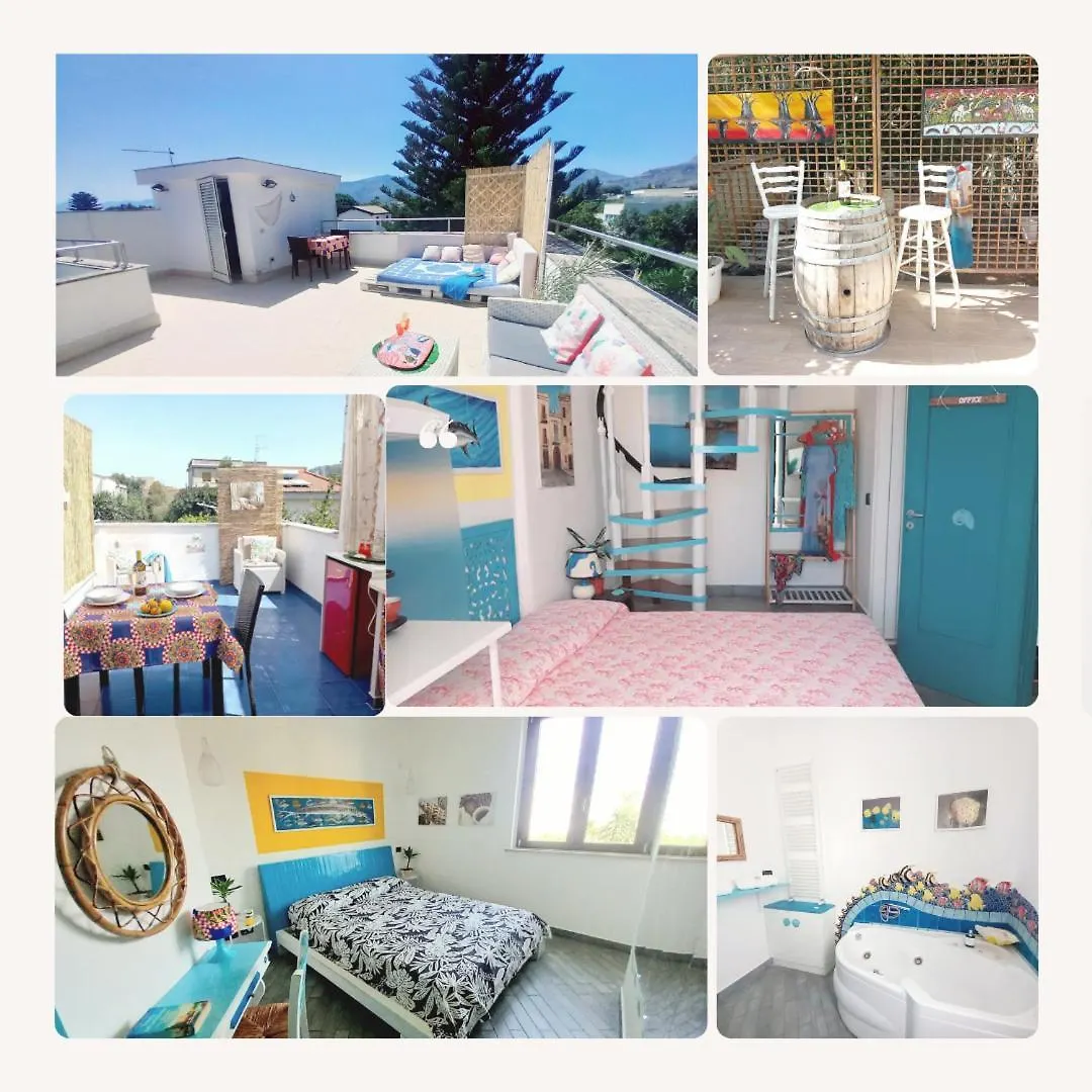 Guest house Villa Mondello Jacuzzi Room E Terraces Room Italy